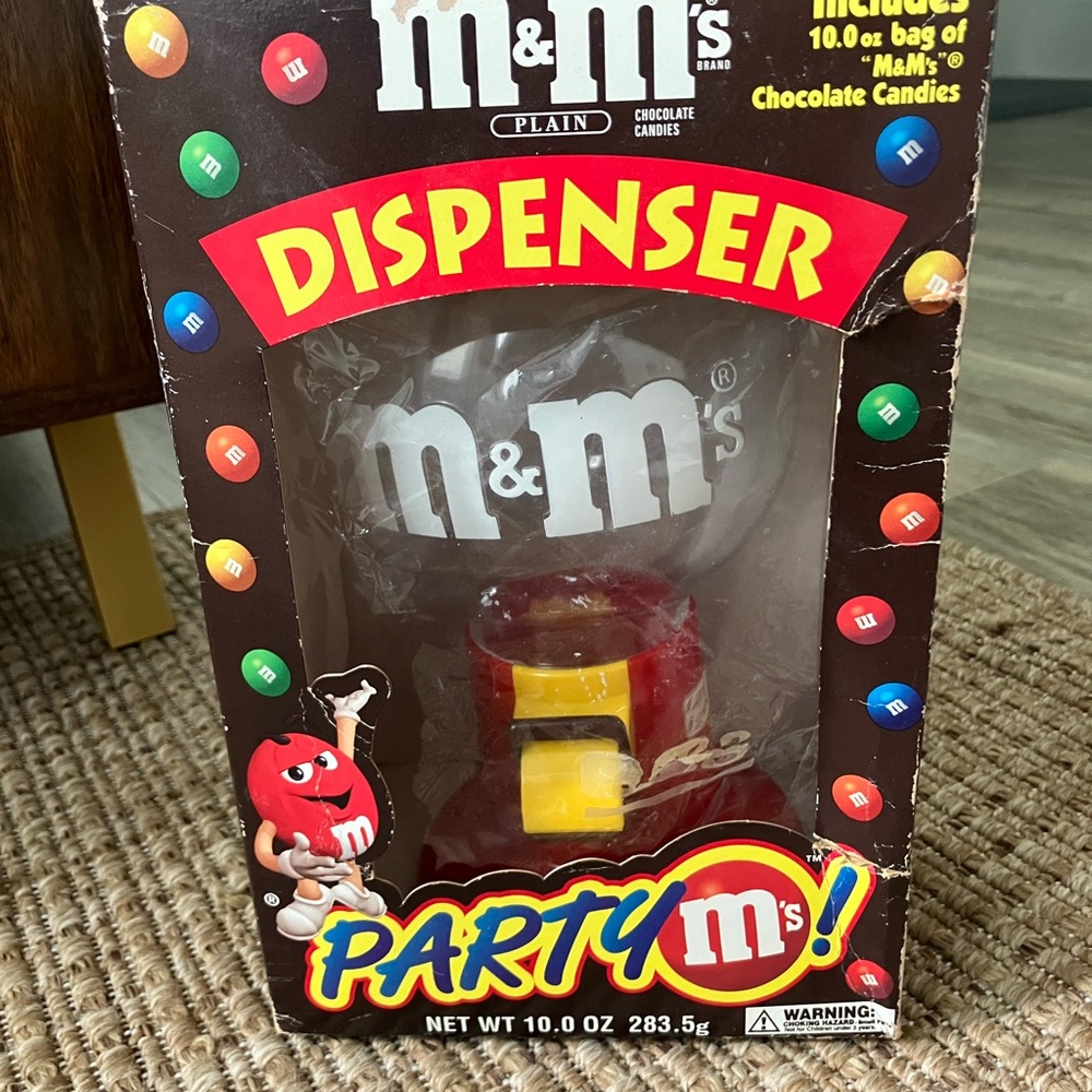 M&M'S Party Dispenser - Red and Yellow